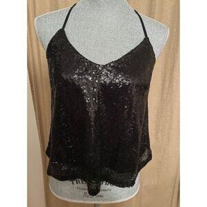 NWT FRANCO Sequined Beaded Cami size Large